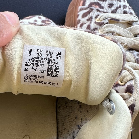 Puma Womens Mayze Leopard Platform   Sneakers Shoes Casual Size:7.5 - Picture 5 of 8